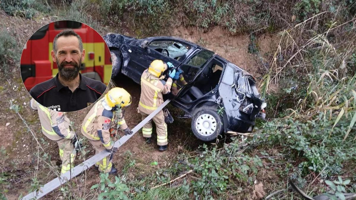 Els accidents de trànsit, una de les principals preocupacions de Lleonart, que fa sis anys que és al capdavant de la Regió d'emergències Centre