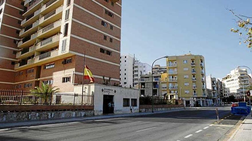 Comandancia de la Guardia Civil de Palma, donde ocurrieron los hechos hace un año.