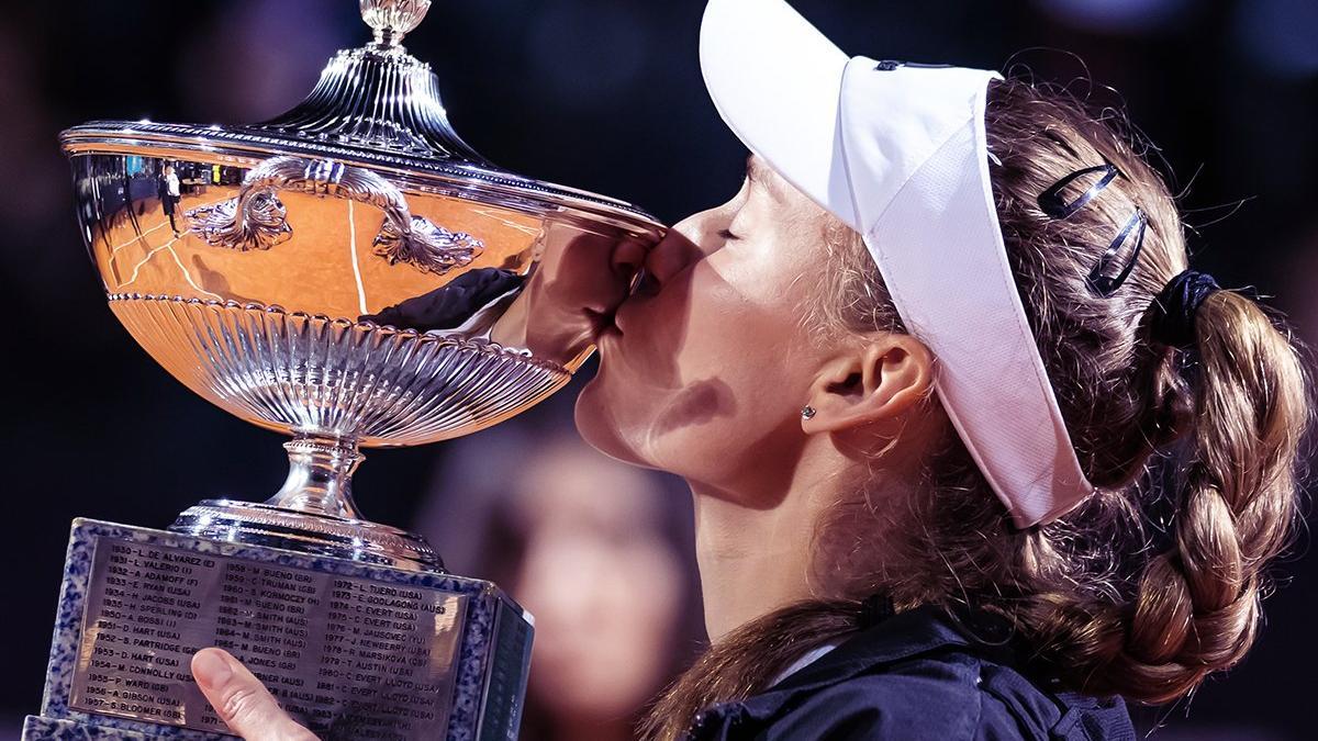 Elena Rybakina, campeona en Roma