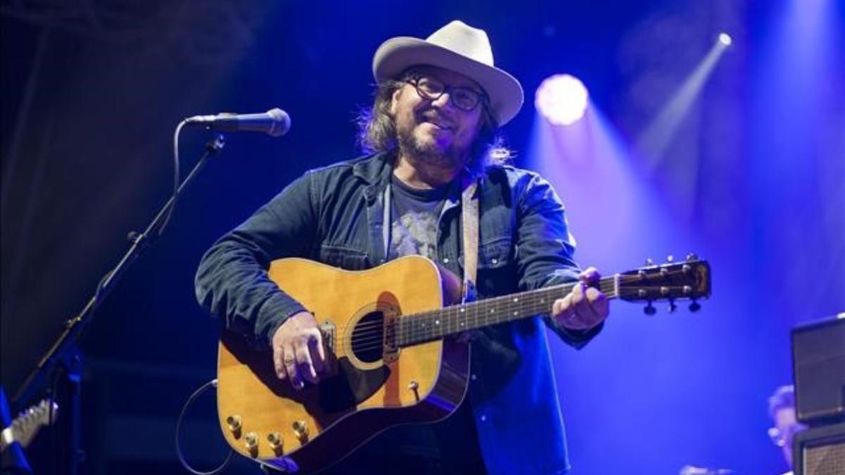 Wilco, en el Vida Festival de Vilanova i la Geltrú. En la imagen, Jeff Tweedy.