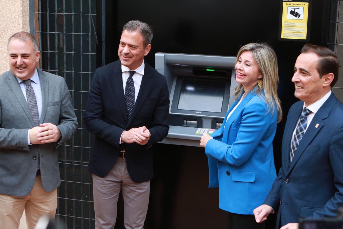 Uno de los cajeros automáticos instalados en Ulea en 2023.