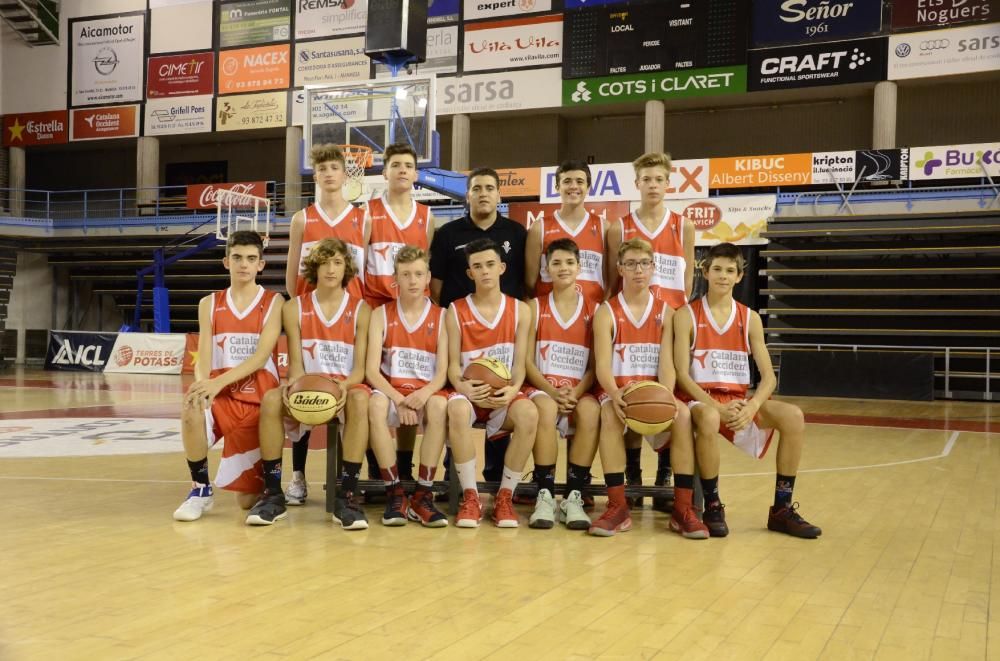 Tots els equips del planter del Bàsquet Manresa