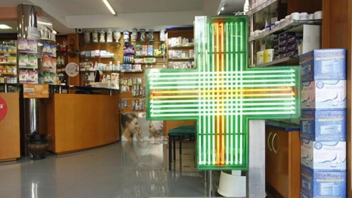 Una farmacia de Barcelona