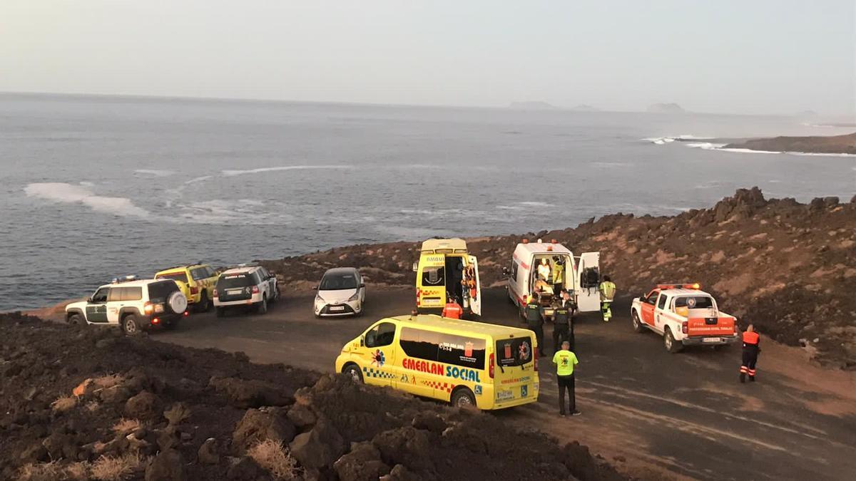 Muere un hombre ahogado tras ser arrastrado por la corriente en Lanzarote