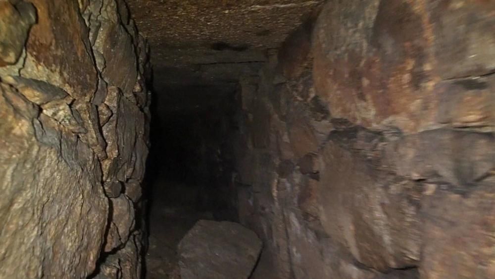 Un túnel en el centro de Vigo: la galería del castillo de San Sebastián