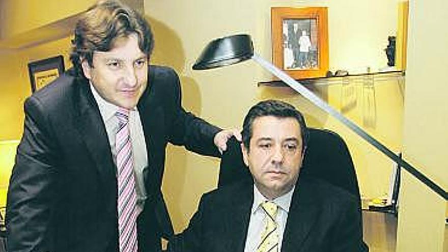 Por la izquierda, Reinerio Sarasúa y Javier Berjano.