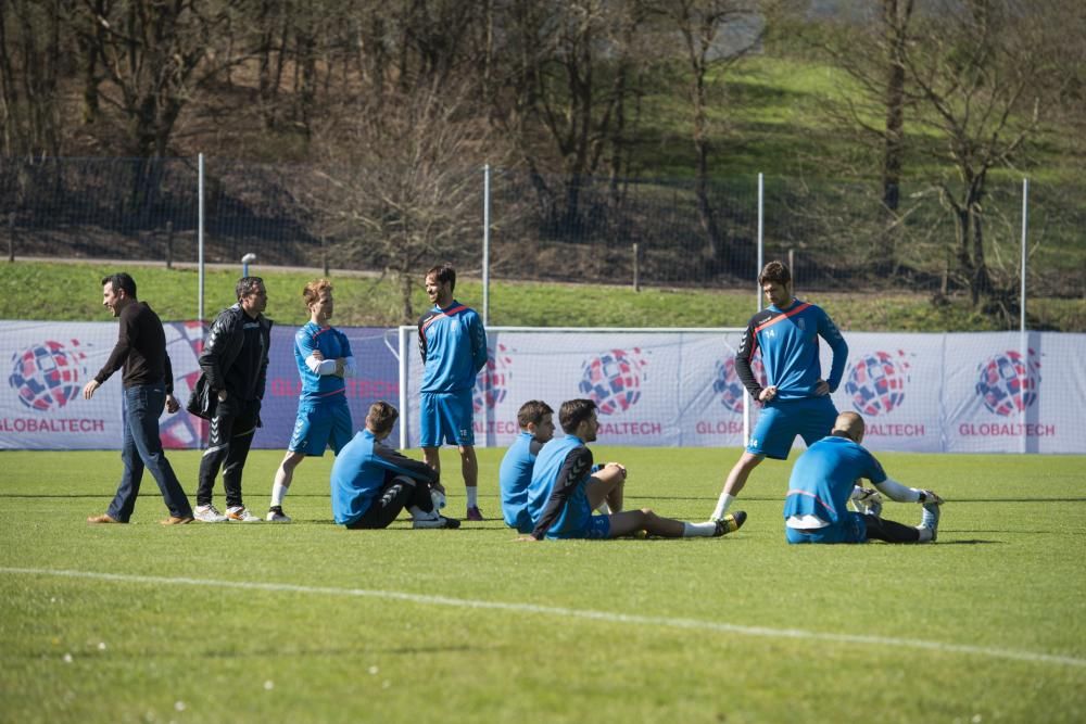 Entrenamiento del Real Oviedo