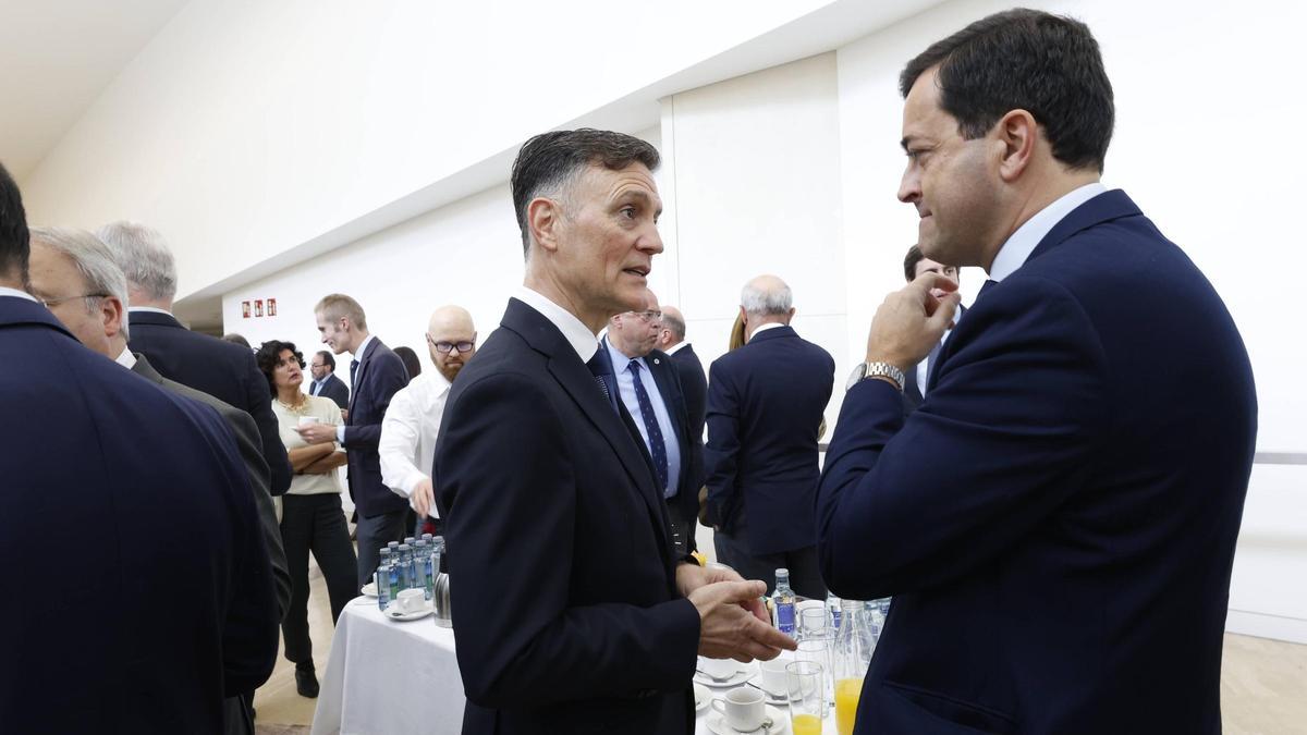 JoséMaría Benavent (Nueva Pescanova) y Daniel Fraga (KPMG Galicia).