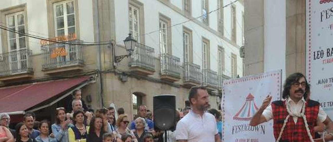 Una de las actividades de Festaclown en San Roque. // Noé Parga