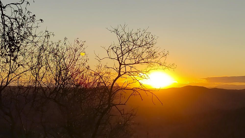 Bonica albada amb un sol intens