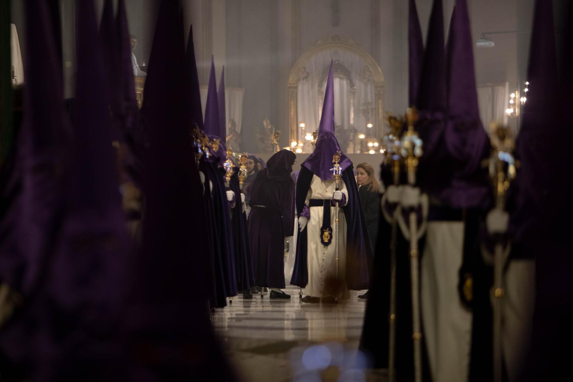 Las imágenes de la procesión de la Virgen de la Piedad el Lunes Santo en Cartagena