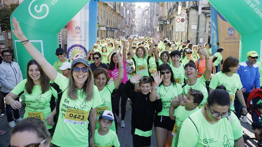 Una marcha contra el cáncer de récord