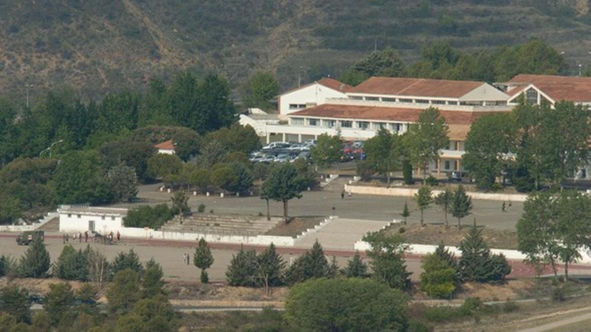 Vista parcial de la academia militar de Talarn.