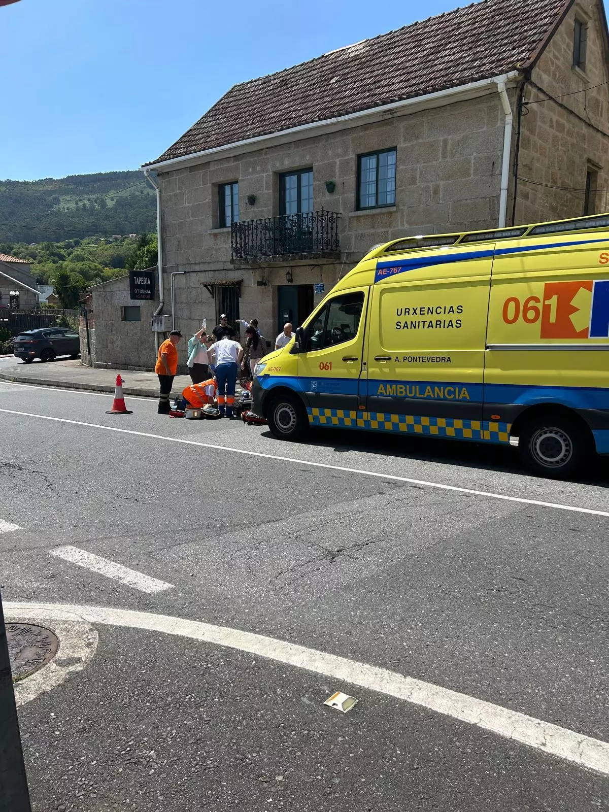 Muere un septuagenario al ser atropellado por un turismo en Vilaboa