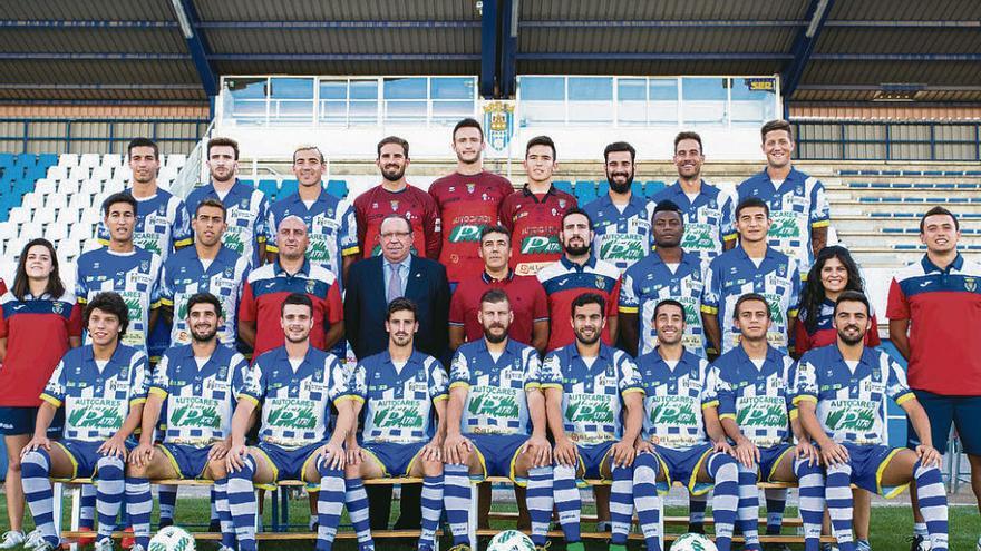 Plantilla de la Arandina que milita en Segunda B.