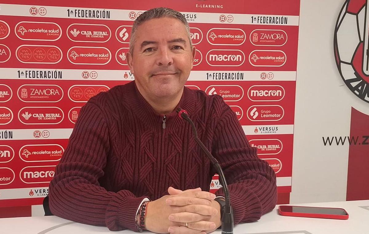 David Vizcaíno, director deportivo del Zamora CF.  | P. F.