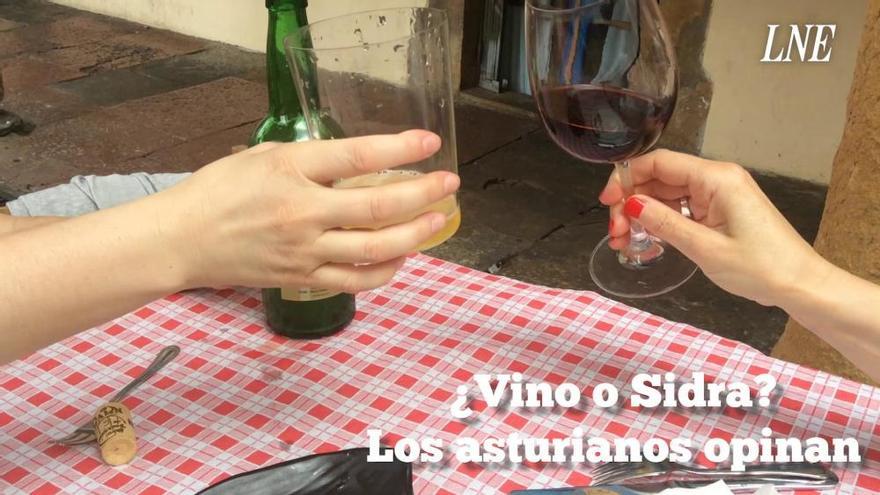 ¿Vino o sidra? Los asturianos contestan al debate