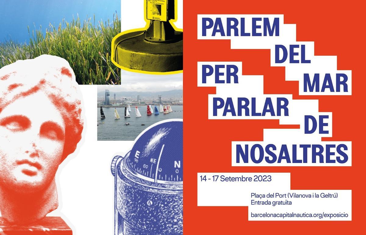 Imagen de la exposición itinerante de la Fundació Barcelona Capital Nàutica que pretende acercar el mar a la ciudadanía y que se celebra con motivo de la Copa América de vela.