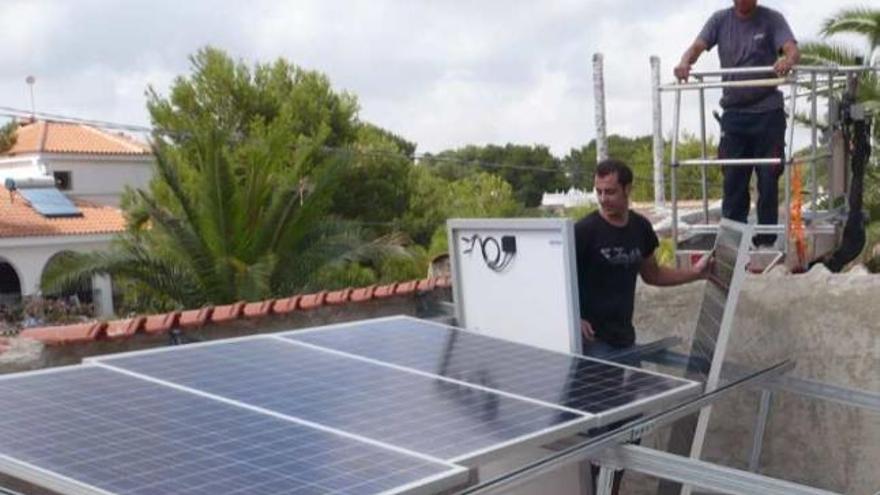 Instalación de placas solares térmicas para casas.