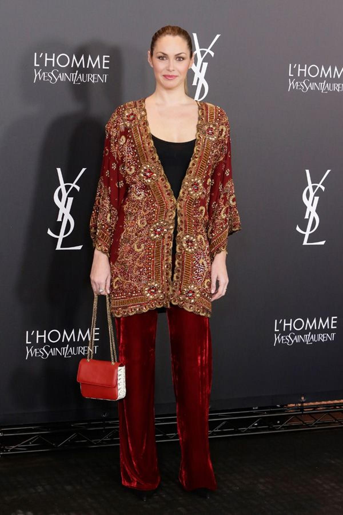 Priscila de Gustin en la fiesta de YSL L'Homme en Madrid