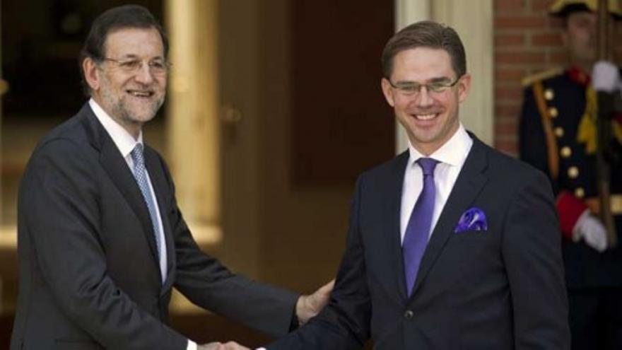 Rajoy recibe al primer ministro de Finlandia