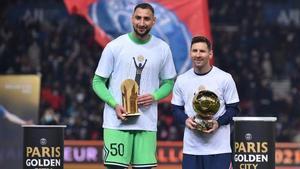 Donnarumma y Messi, en su etapa en el PSG