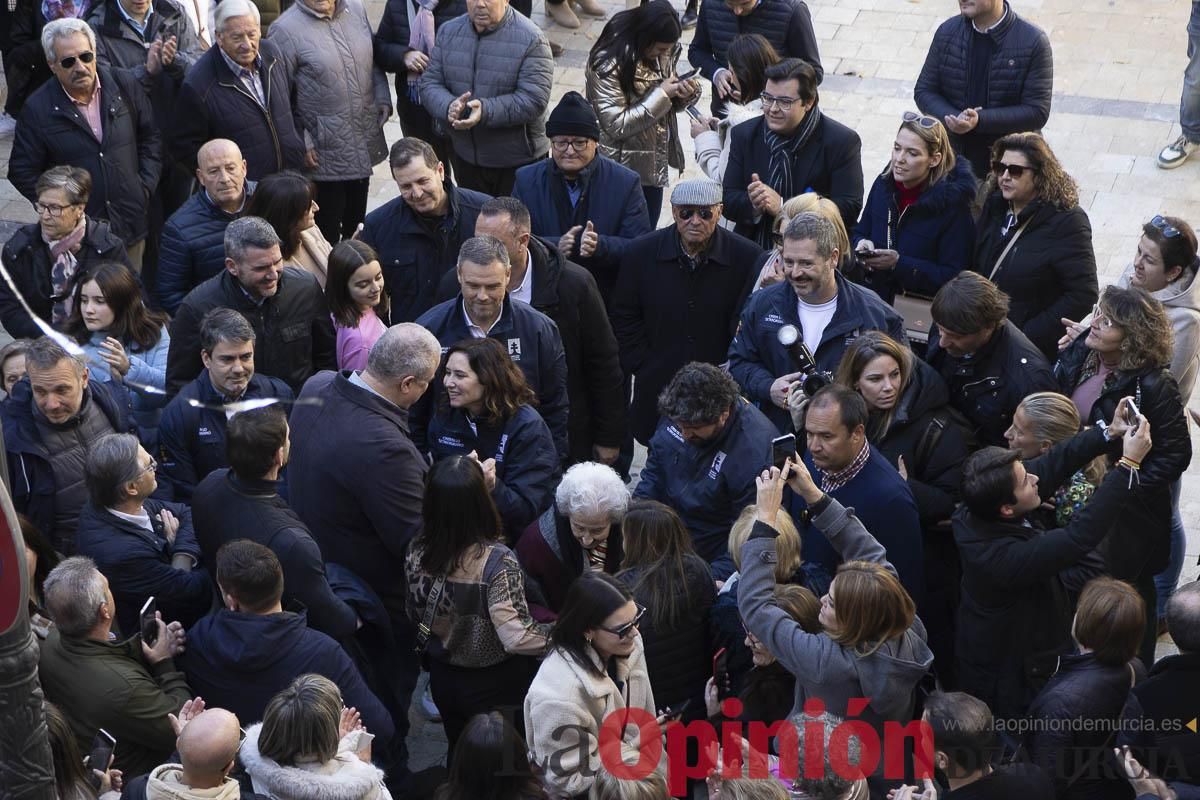 Así ha sido la visita de Isabel Díaz Ayuso a Caravaca de la Cruz