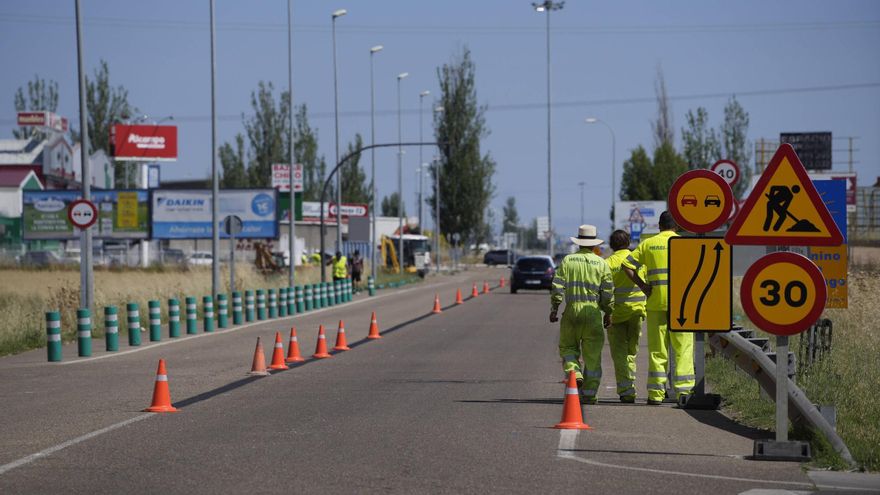 Sentido único en un tramo de la avenida de Galicia de Zamora por las obras de humanización