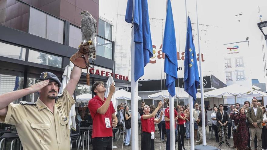 La celebración del día de Europa en la Feria de Muestras, en imágenes