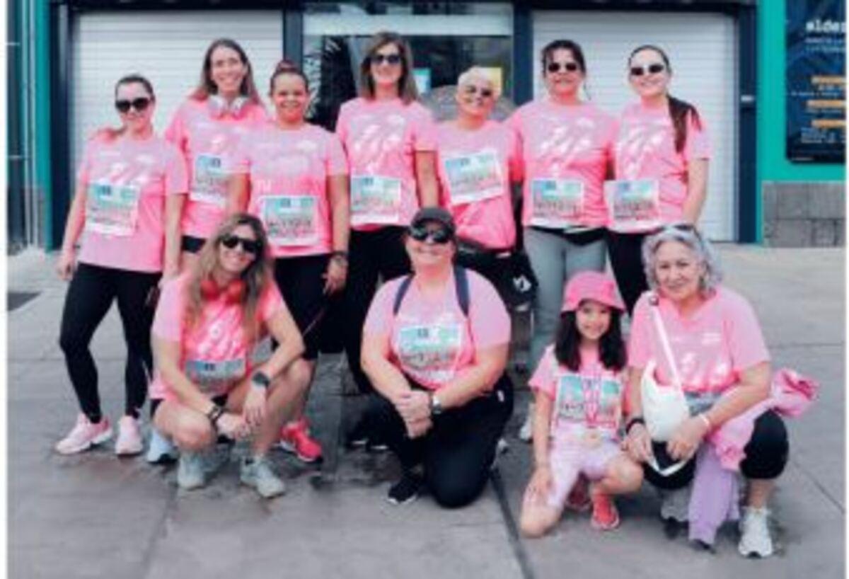 Participantes en la Carrera de la Mujer en Las Palmas de Gran Canaria.