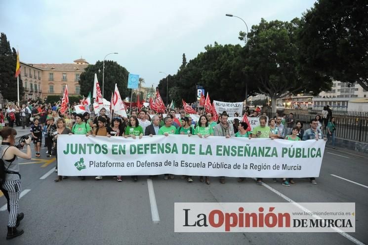 Manifestación contra la LOMCE en Murcia