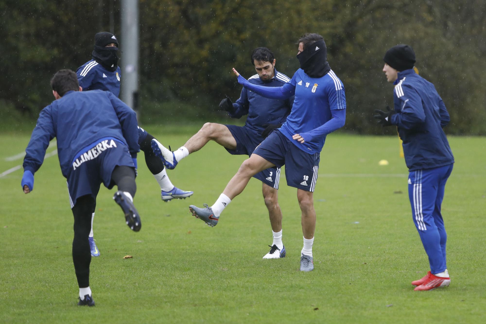 Las imágenes del entrenamiento del Oviedo