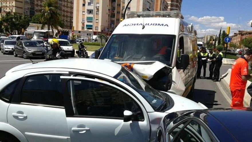 Los vehículos implicados en el accidente