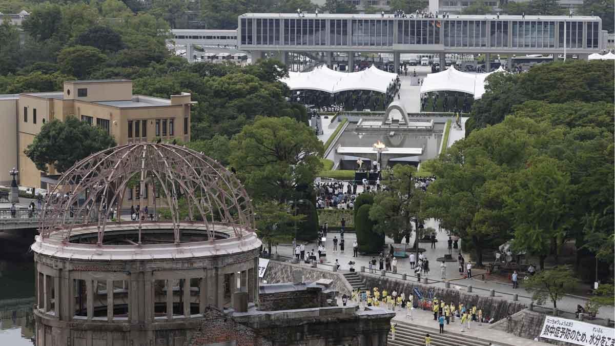 Hiroshima recuerda el 75 aniversario de la bomba nuclear.