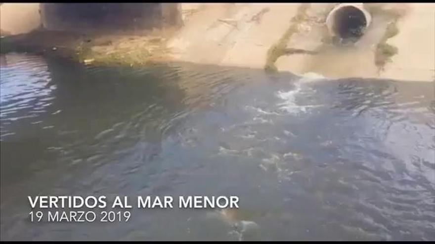 Vertidos al Mar Menor el 19 de marzo