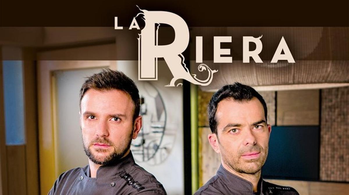 Jordi Planas i David Selvas, dos dels actors protagonistes de ’La Riera’.