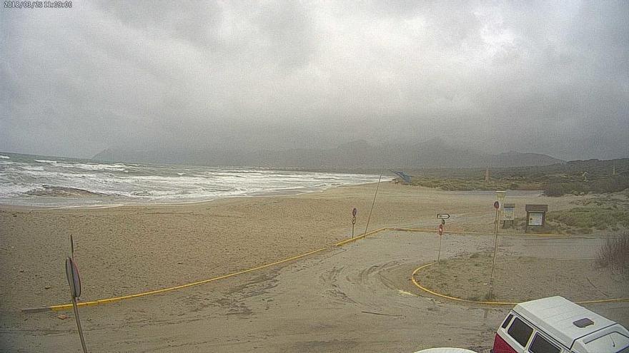 Keine Sorge, ab Montag (24.3.) ist es auch in Son Serra de Marina nicht so stürmisch.