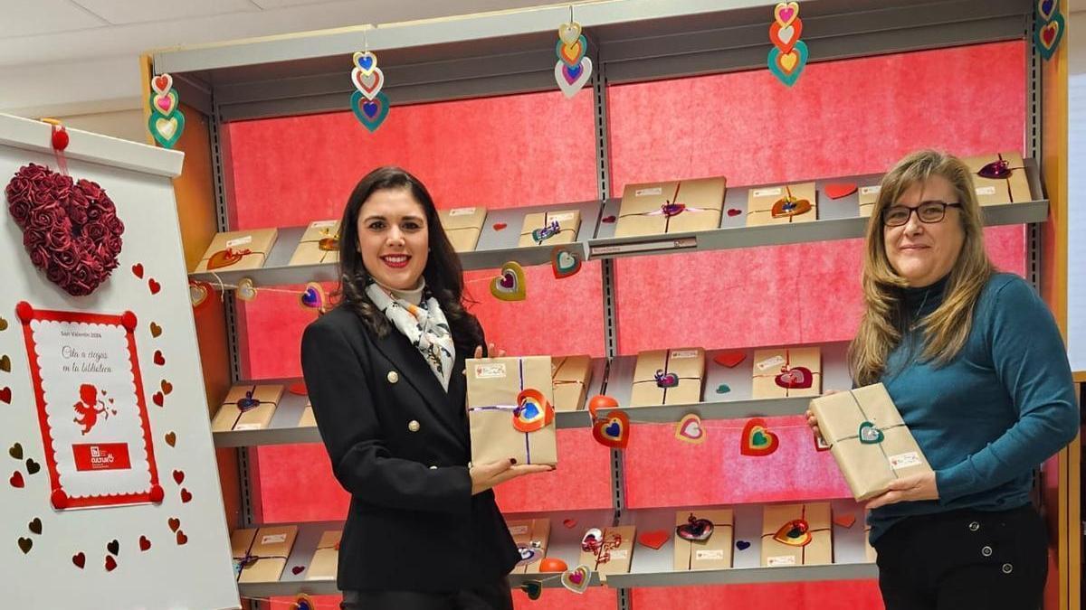 Presentación de las citas a ciegas en las bibliotecas de Alicante.