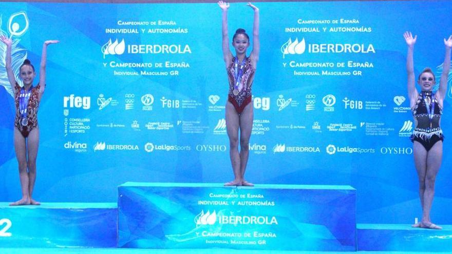 Oro y bronce para el Club Gimnasia Rítmica Jennifer Colino en el Campeonato de España Absoluto