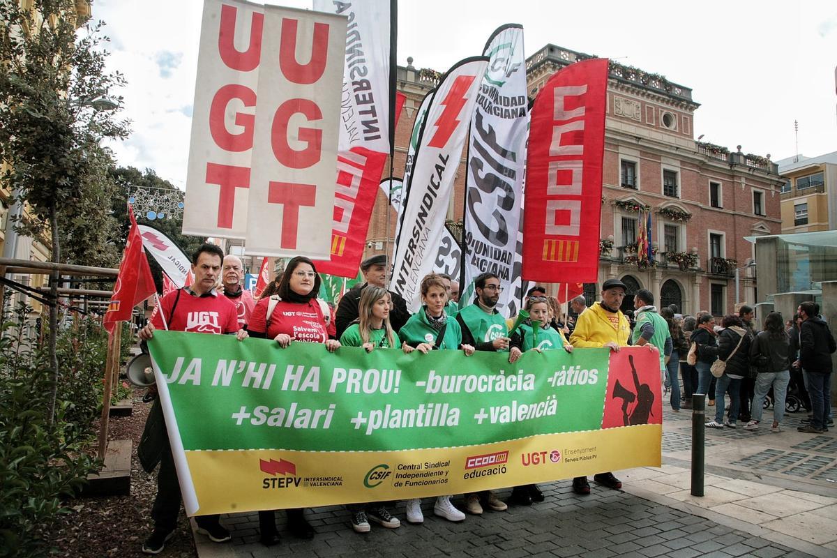 Manifestación en Castelló.