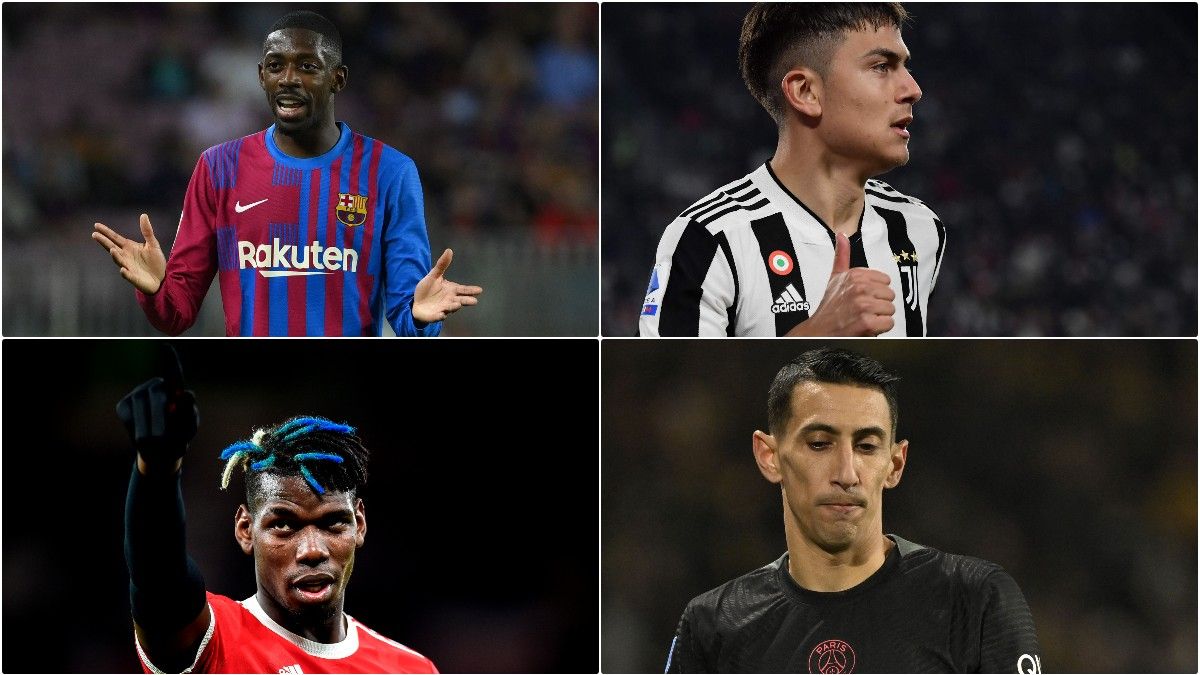 Di María, Pogba, Dembélé y Dybala son algunos de los agentes libres