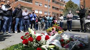 Taxistes de Lleida protesten amb una marxa lenta per l’assassinat d’un company