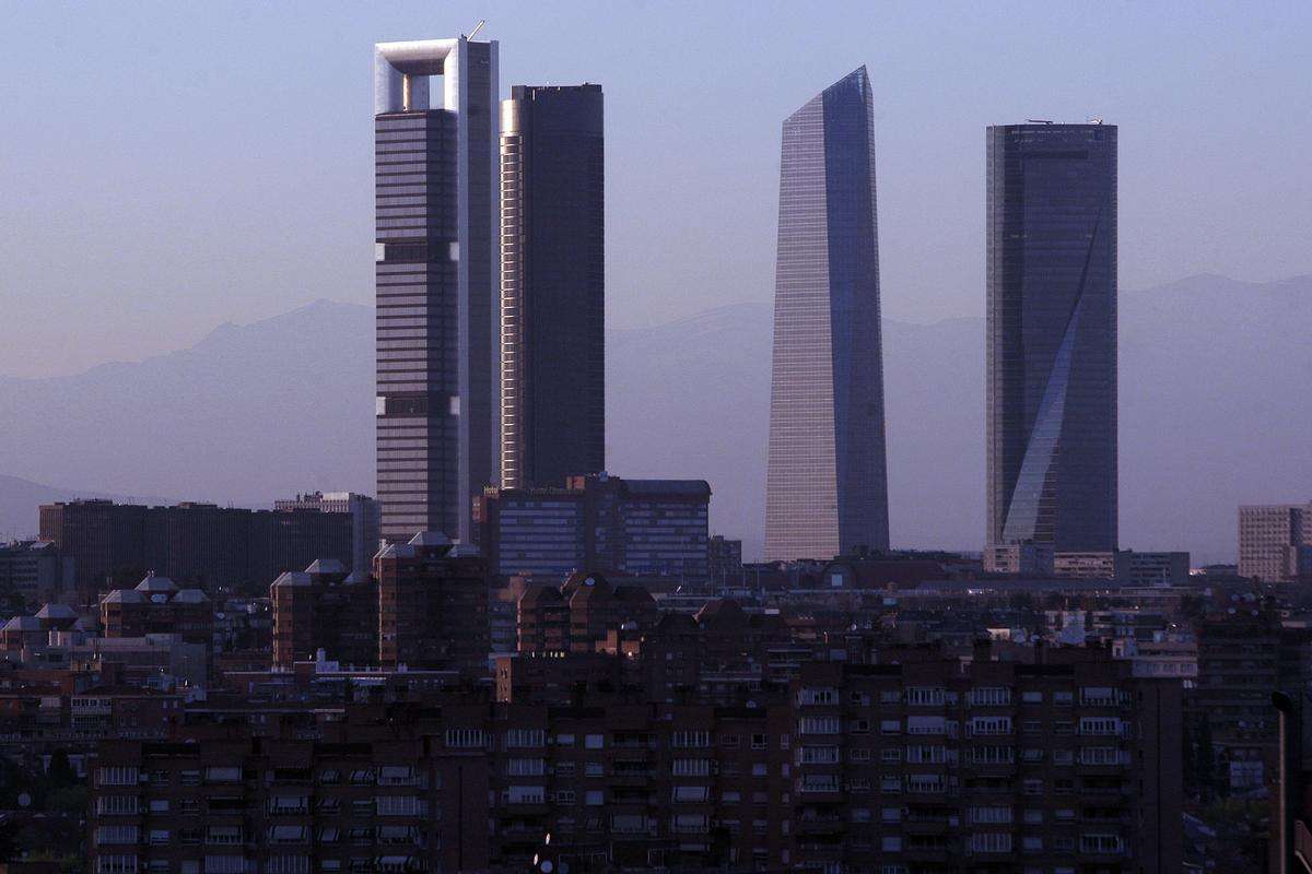 Imagen de archivo del skyline madrileño