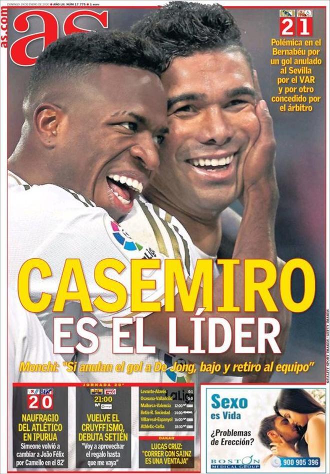 Portada del As del 19 de enero