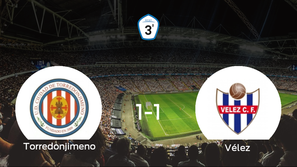 El Torredonjimeno y el Vélez se reparten los puntos tras su empate a uno