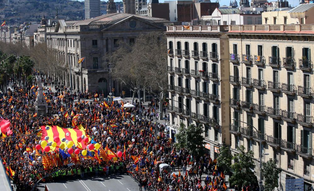 Manifestación de Sociedad Civil Catalana