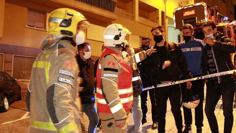 Explosió de gas butà a Blanes.