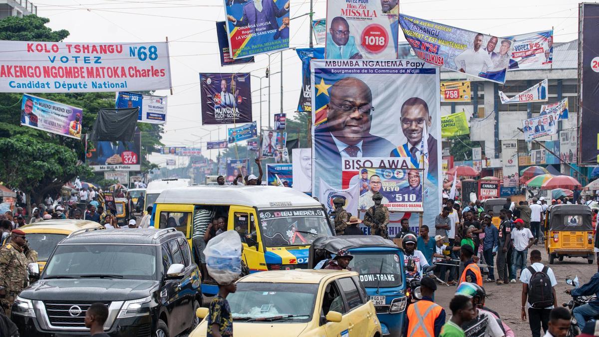 Felix Tshisekedi reelection campaign rally in Kinshasa