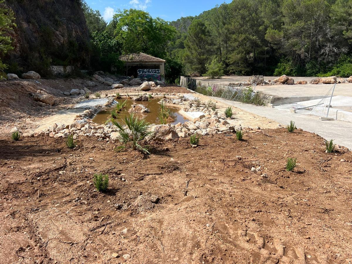 Otra vista de la zona rehabilitada.