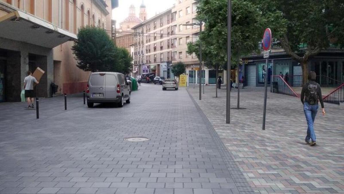 El proyecto mejorará la calzada de esta zona.